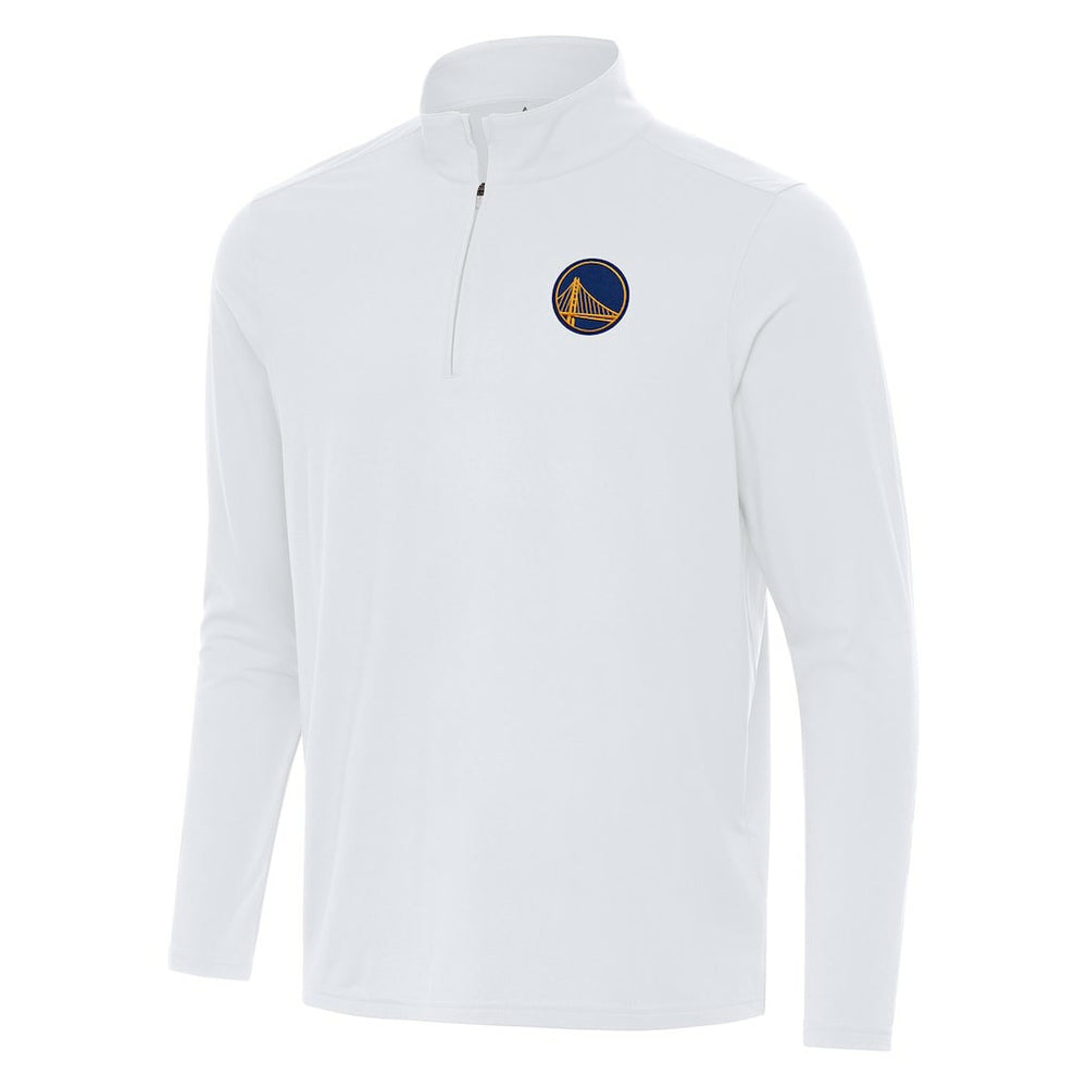 Golden State Warriors Antigua Intent Quarter-Zip Top White