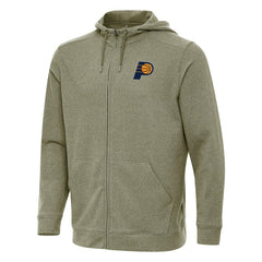 Indiana Pacers Antigua Effortless Full-Zip Hoodie Jacket Olive