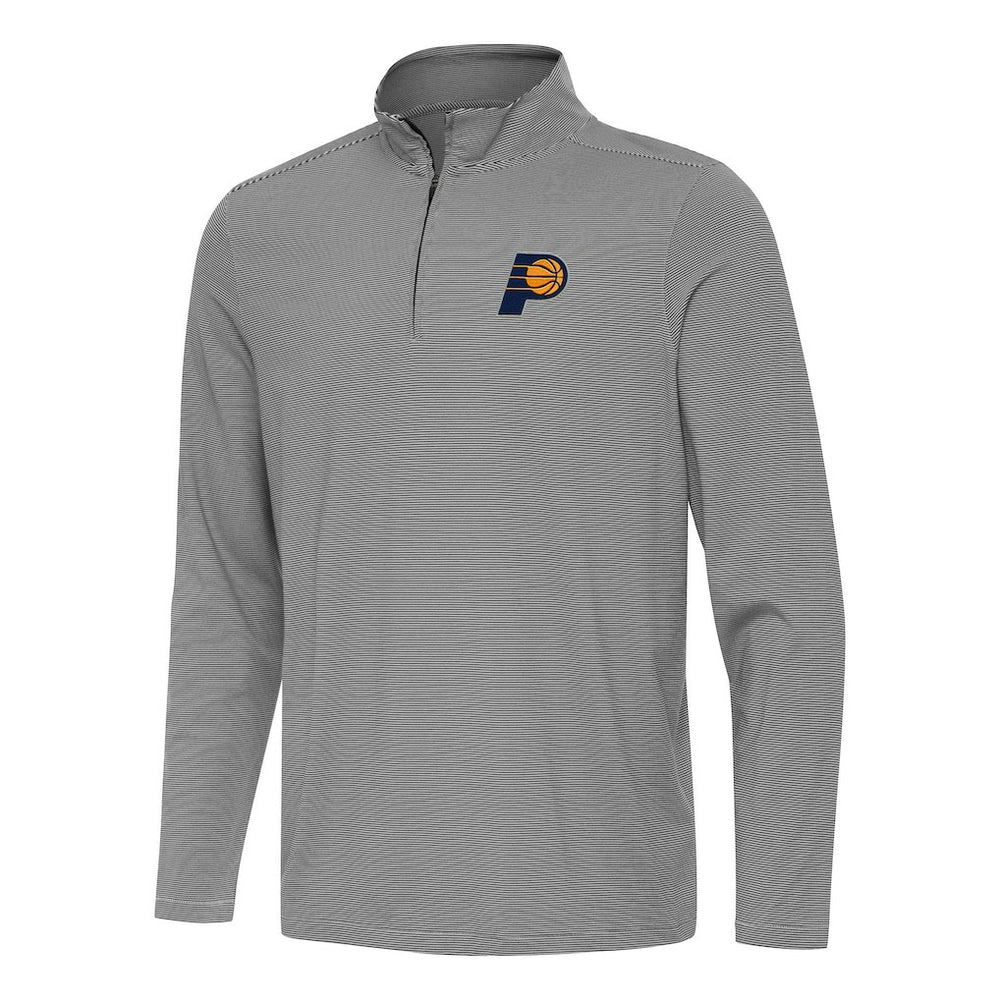 Indiana Pacers Antigua Twine Quarter-Zip Top Black outlet