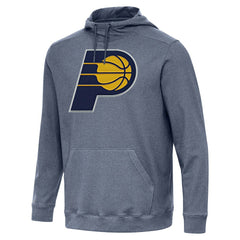 Indiana Pacers Antigua Cloud Pullover Hoodie Heather Navy