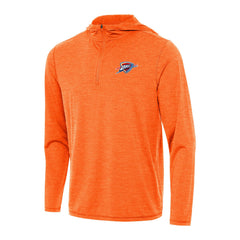 Oklahoma City Thunder Antigua Tidy Quarter-Zip Hoodie Heather Orange outlet