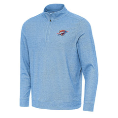 Oklahoma City Thunder Antigua Subtle Quarter-Zip Sweatshirt Heather Powder Blue outlet