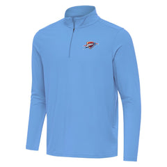 Oklahoma City Thunder Antigua Intent Quarter-Zip Top Powder Blue