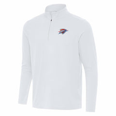 Oklahoma City Thunder Antigua Intent Quarter-Zip Top White