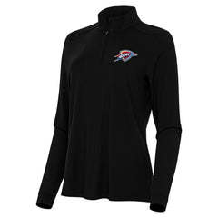 Oklahoma City Thunder Antigua Women's Intent Quarter-Zip Top Black outlet