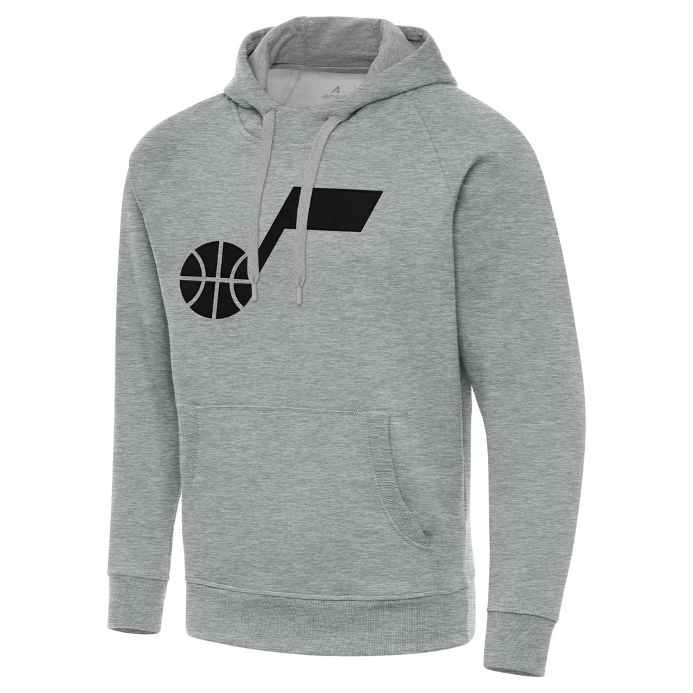 Utah Jazz Antigua Big & Tall Victory Raglan Pullover Hoodie Heather Gray outlet
