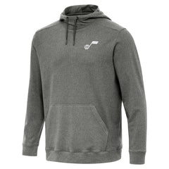 Utah Jazz Antigua Cloud Pullover Hoodie Heather Black outlet