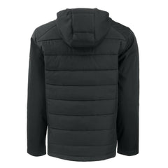Cleveland Browns Cutter & Buck Big & Tall Evoke Hybrid Eco Softshell Recycled Full-Zip Hooded Jacket - Black Jackets