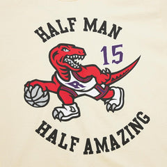 Vince Carter Toronto Raptors Premium T-Shirt Cream - Mitchell & Ness outlet