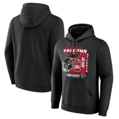 Atlanta Falcons Bud Light Pullover Hoodie - Black Hoodies
