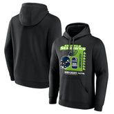 Seattle Seahawks Bud Light Pullover Hoodie - Black Hoodies