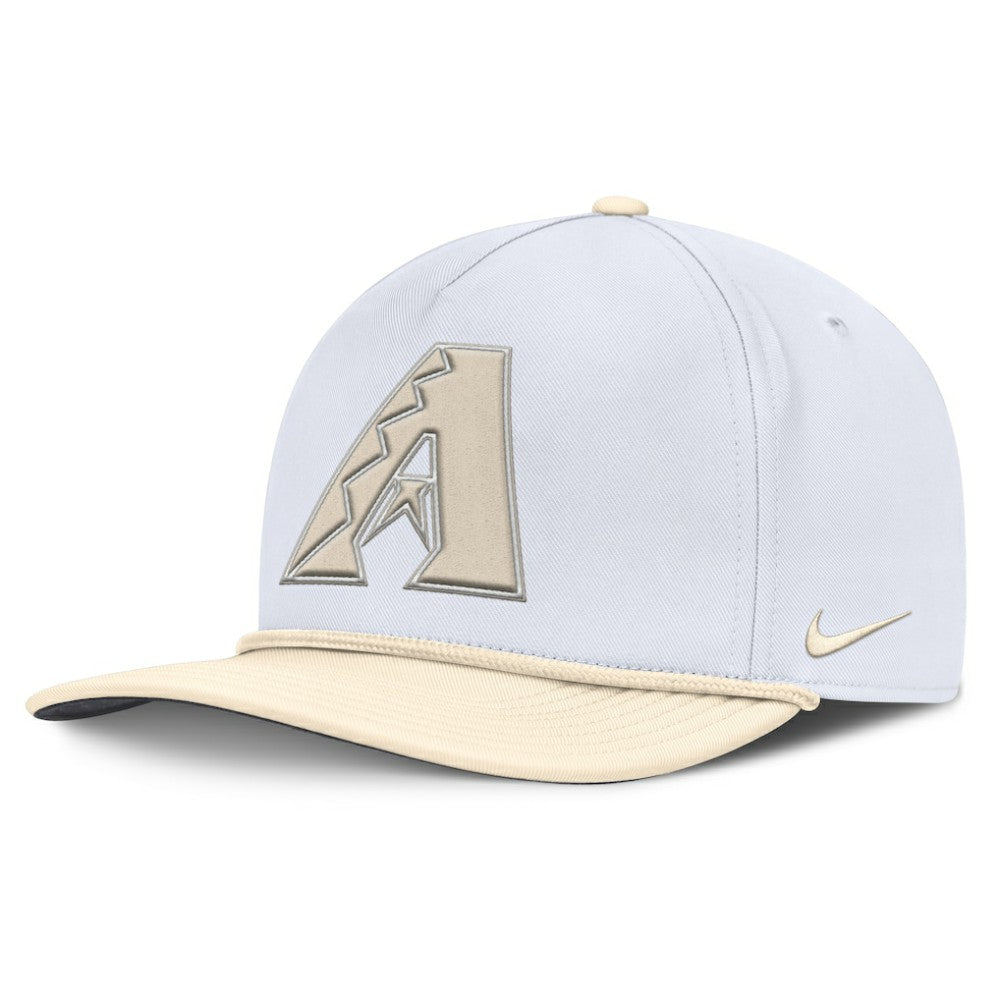 Arizona Diamondbacks Nike Pro Performance Snapback Hat - White/Cream Hats