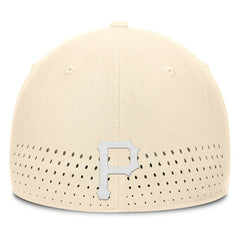 Pittsburgh Pirates Nike Rise Performance Flex Hat - Cream Hats