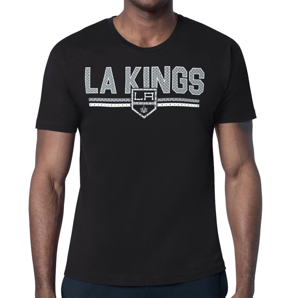 Los Angeles Kings Starter Mesh Look Team Name T-Shirt - Black | US 202296537