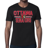 Ottawa Senators Starter Mesh Look Team Name T-Shirt - Black | US 202296542