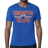 Edmonton Oilers Starter Mesh Look Team Name T-Shirt - Royal | US 202296550