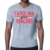 Carolina Hurricanes Starter Mesh Look Team Name T-Shirt - Heather Gray | US 202296579