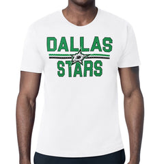 Dallas Stars Starter Mesh Look Team Name T-Shirt - White | US 202296590