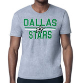 Dallas Stars Starter Mesh Look Team Name T-Shirt - Heather Gray | US 202296594