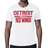 Detroit Red Wings Starter Mesh Look Team Name T-Shirt - White | US 202296598