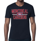 Montreal Canadiens Starter Mesh Look Team Name T-Shirt - Navy | US 202296602