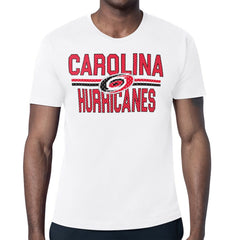 Carolina Hurricanes Starter Mesh Look Team Name T-Shirt - White | US 202296622