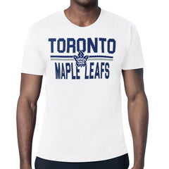 Toronto Maple Leafs Starter Mesh Look Team Name T-Shirt - White | US 202296626