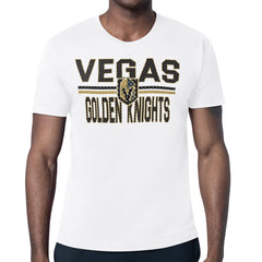 Vegas Golden Knights Starter Mesh Look Team Name T-Shirt - White | US 202296631