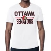 Ottawa Senators Starter Mesh Look Team Name T-Shirt - White | US 202296632