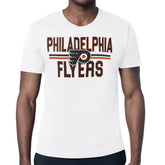 Philadelphia Flyers Starter Mesh Look Team Name T-Shirt - White | US 202296634