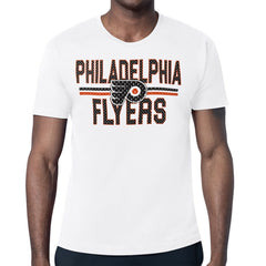 Philadelphia Flyers Starter Mesh Look Team Name T-Shirt - White | US 202296634