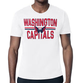 Washington Capitals Starter Mesh Look Team Name T-Shirt - White | US 202296636