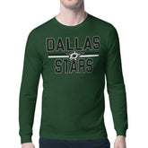Dallas Stars Starter Mesh Look Team Name Long Sleeve T-Shirt - Green | US 202296703