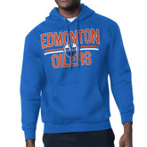 Edmonton Oilers Starter Mesh Look Team Name Logo Tri-Blend Pullover Hoodie - Royal | US 202296833
