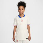 France Women's National Team Youth 2025/26 Away Replica Jersey Cream - Nike on sale
