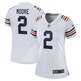 D.J. Moore Chicago Bears Women's Alternate Game Jersey - White Jerseys