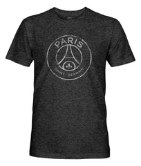Paris Saint-Germain 1863FC Mono Badge Vintage Tri-Blend T-Shirt Black