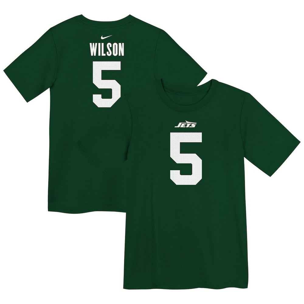 Garrett Wilson New York Jets Preschool Player Name & Number T-Shirt - Green T-shirts