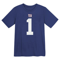 Malik Nabers New York Giants Preschool Name & Number T-Shirt - Royal T-shirts