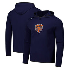 Chicago Bears Greyson Clothiers Colorado Long Sleeve Hoodie T-Shirt - Navy Hoodies