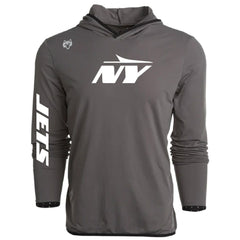 New York Jets Greyson Clothiers Colorado Long Sleeve Hoodie T-Shirt - Gray Hoodies