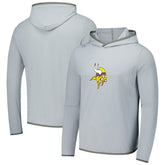 Minnesota Vikings Greyson Clothiers Colorado Long Sleeve Hoodie T-Shirt - Gray Hoodies