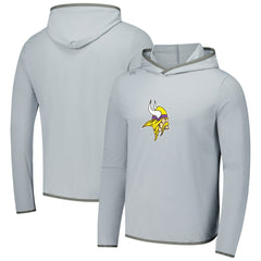 Minnesota Vikings Greyson Clothiers Colorado Long Sleeve Hoodie T-Shirt - Gray Hoodies