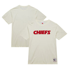 Kansas City Chiefs Vintage Logo Heritage Slub T-Shirt - Cream T-shirts