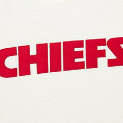 Kansas City Chiefs Vintage Logo Heritage Slub T-Shirt - Cream T-shirts