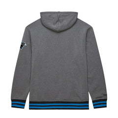 Carolina Panthers Vintage Logo Snow Washed Fleece Pullover Hoodie - Heather Gray Hoodies