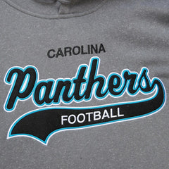 Carolina Panthers Vintage Logo Snow Washed Fleece Pullover Hoodie - Heather Gray Hoodies