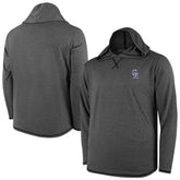 Colorado Rockies Butter Stripe Tri-Blend Long Sleeve Hoodie T-Shirt - Black Hoodies