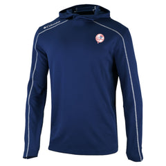 New York Yankees Columbia Omni-Wick Shotgun Pullover Hoodie - Navy Hoodies