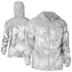 New York Yankees Columbia Camo Flash Challenger Full-Zip Windbreaker Jacket - Gray Jackets